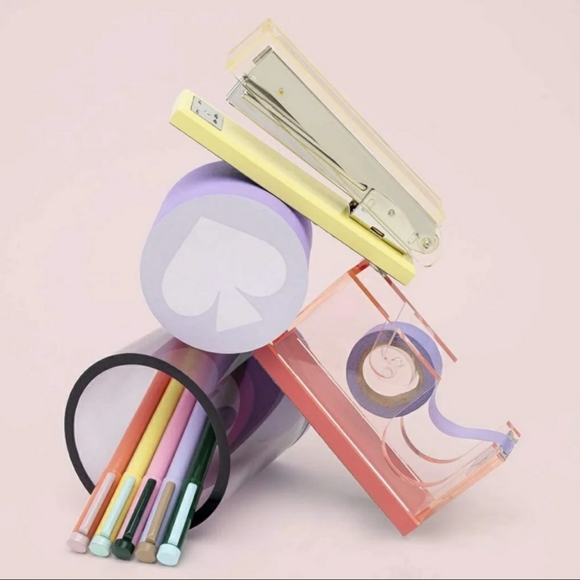 Kate Spade Lilac Round Sticky Note Stack NWT - Picture 3 of 3